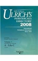 Ulrich's Periodical Directory 2008