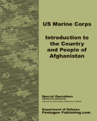 U. S. Marine Corps an Introduction to the Country and People of Afghanistan