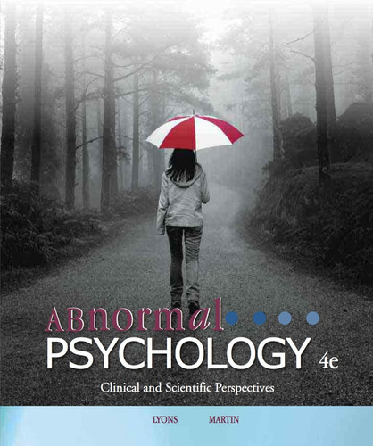 Abnormal Psychology: Clinical and Scientific Perspectives