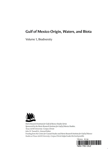 Gulf of Mexico Origin, Waters, and Biota Biodiversity