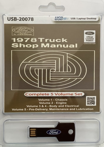1978 Ford Truck Shop Manual (USB)