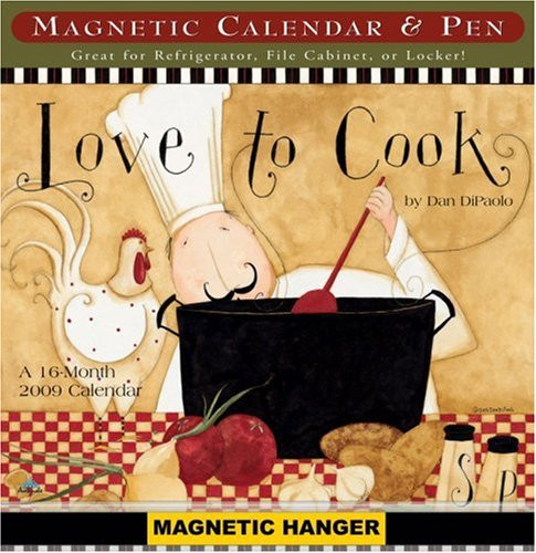 Love to Cook 2009 Magnetic Calendar & Pen