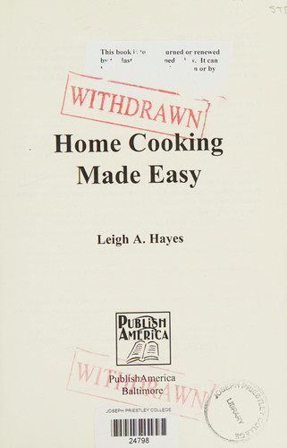 Home Cooking Made Easy
