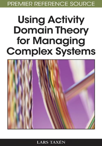 Using Activity Domain Theory for Managing Complex Systems