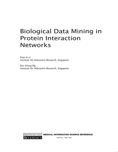 Biological Data Mining in Protein Interaction Networks