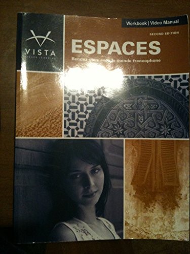 Espaces Workbook/Video Manual, Lab Manual and DVD