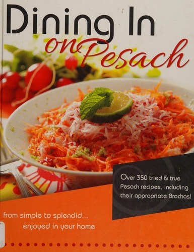 Dining In on Pesach