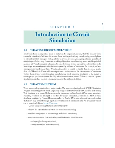 Circuit Analysis with Multisim