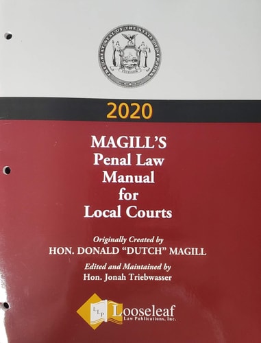 MAGILL's Penal Law Manual for Local Courts