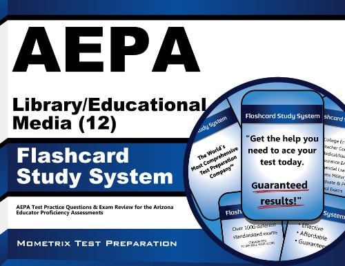 AEPA Library/Educational Media (12) Flashcard Study System