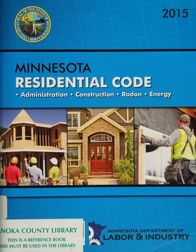 2015 Minnesota Residential Code, Chapter 1309