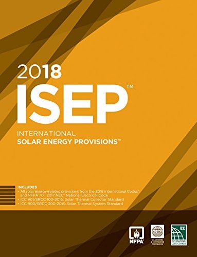 2018 ISEP International Solar Energy Provisions