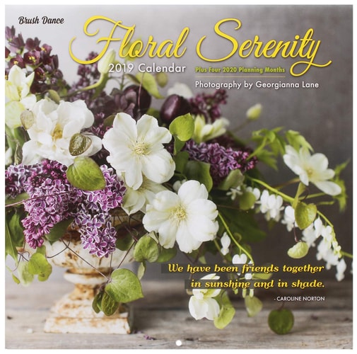 Floral Serenity 2019 Calendar