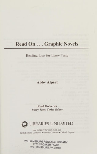 Read On-- Graphic Novels: Reading Lists for Every Taste