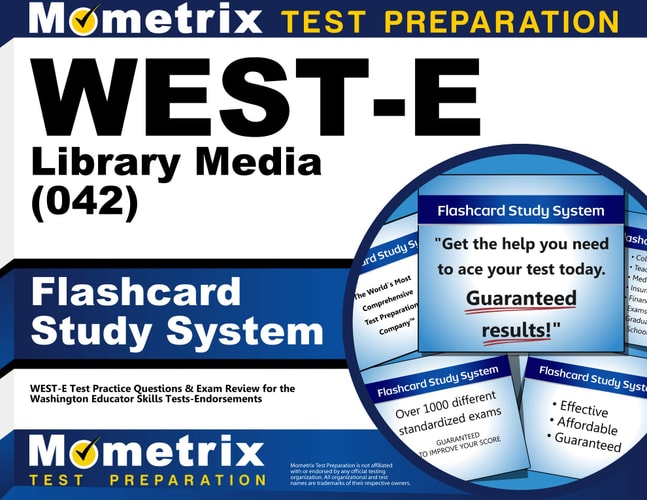 West-e Library Media (042) Flashcard Study System: Test Practice