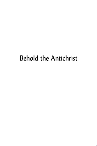 Behold the Antichrist Bentham on Religion