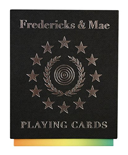 Fredericks and Mae playing cards