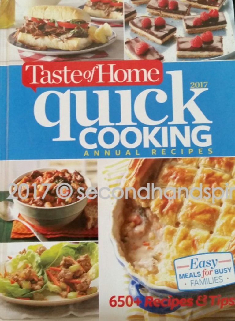 Taste of Home 2017 Quick Cooking Annual Recipes