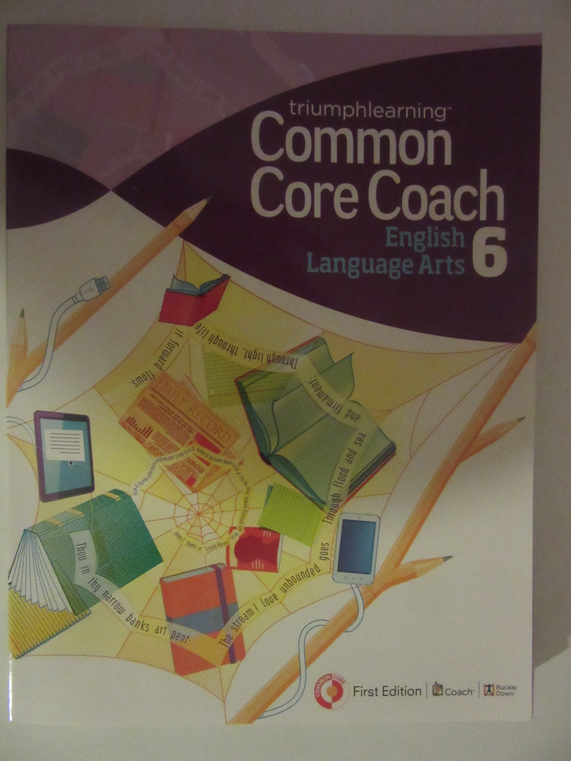 Common Core Coach, English Language Arts, Grade 6