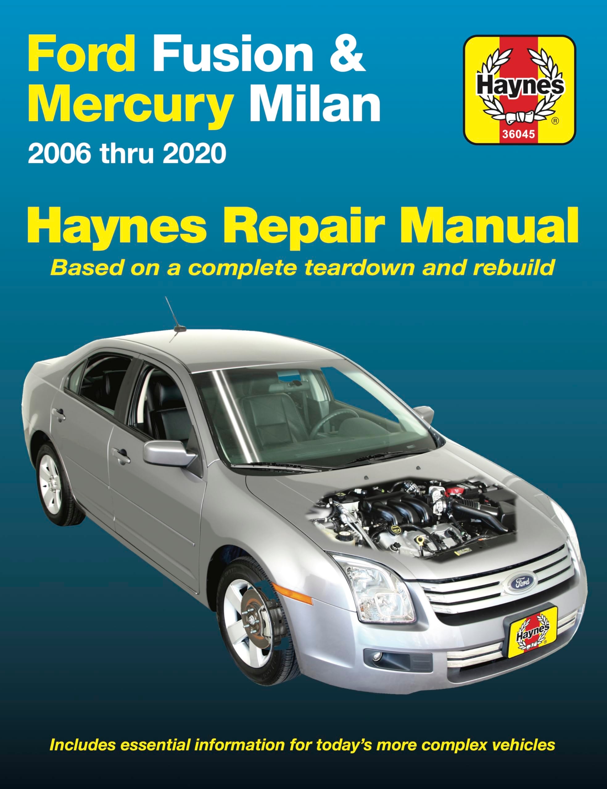 Ford Fusion & Mercury Milan 2006 thru 2014
