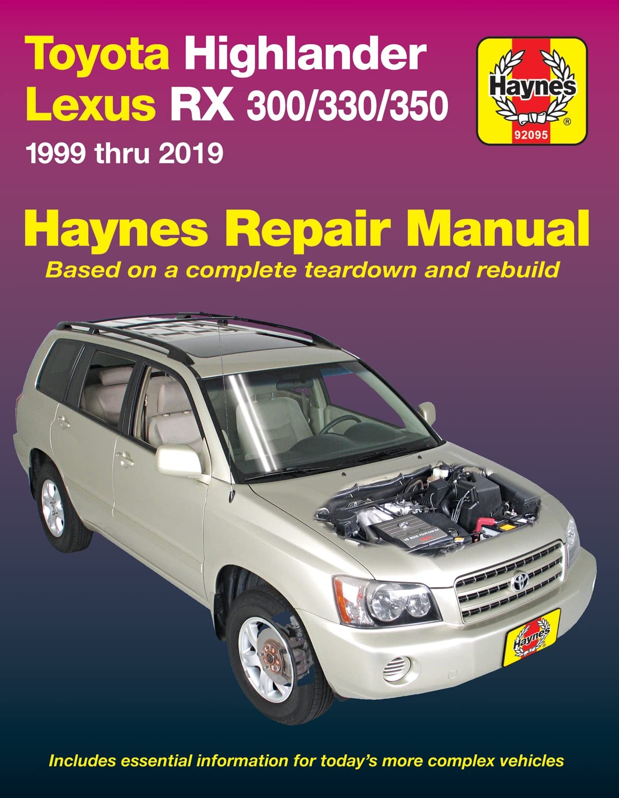 Toyota Highlander Lexus RX 300/330/350 Haynes Repair Manual 1999-2019