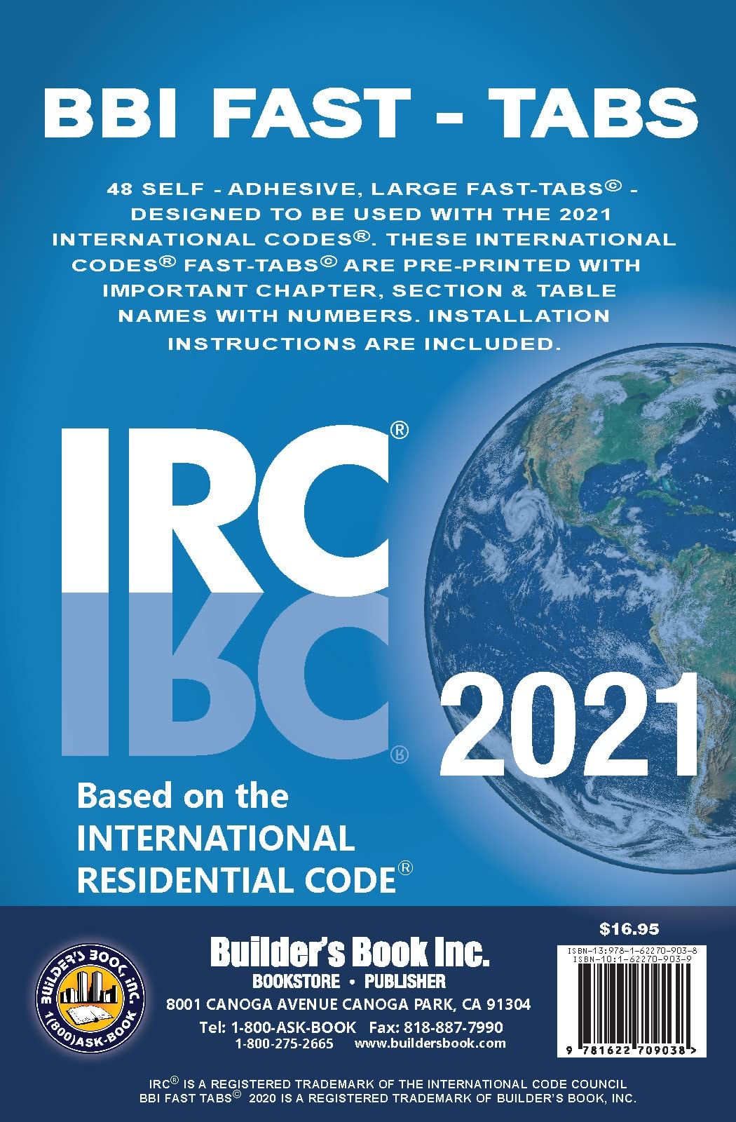 2021 International Residential Code Fast Tabs