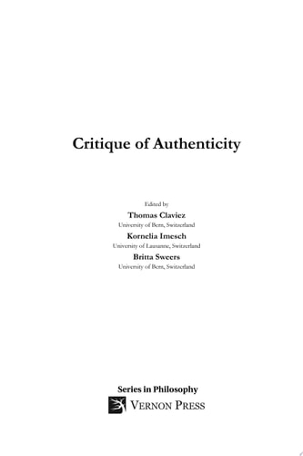 Critique of Authenticity