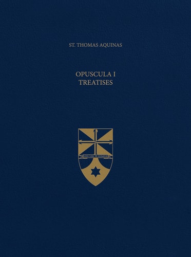 Opuscula I Treatises