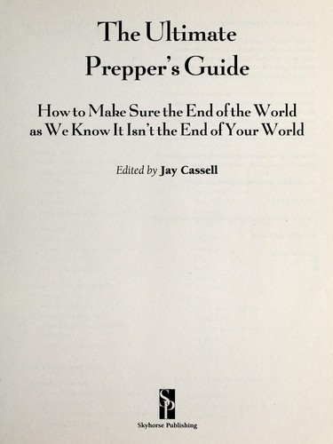 The Ultimate Prepper's Guide