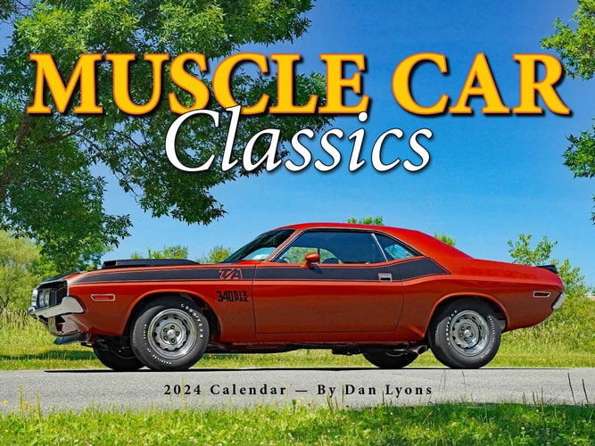 Muscle Car Classics 2024 Wall Calendar