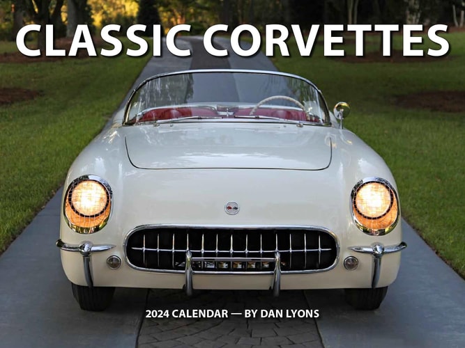Classic Corvettes 2024 Wall Calendar