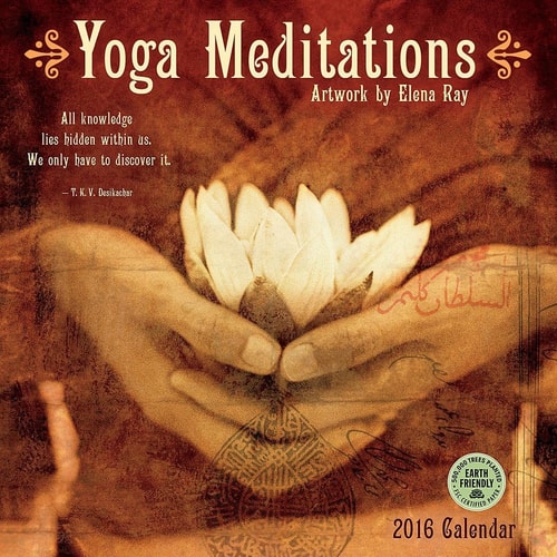 Yoga Meditations 2016 Wall Calendar
