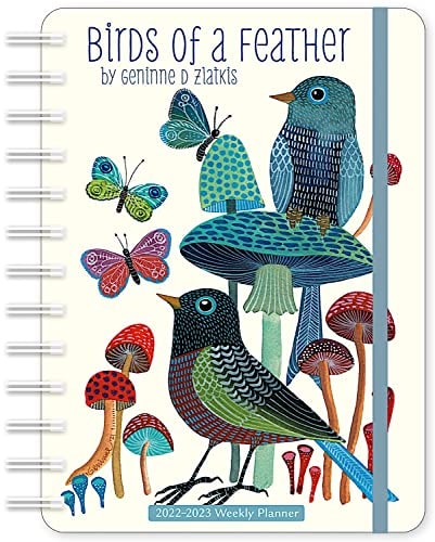Geninne Zlatkis 2022 - 2023 On-the-Go Weekly Planner: Birds of a Feather