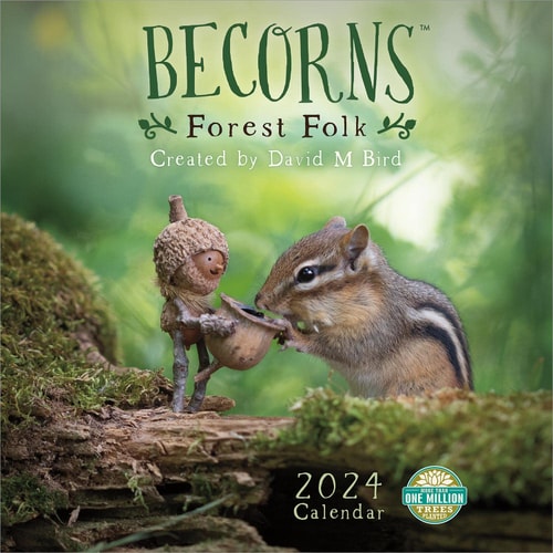 Becorns 2024 Wall Calendar: Forest Folk