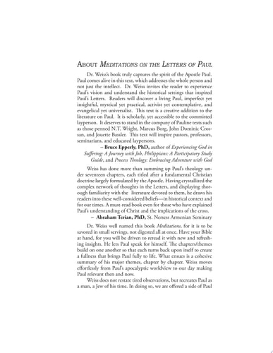 Meditations on the Letters of Paul
