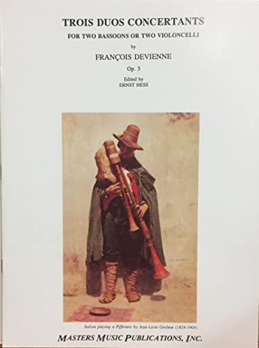Trois Duos, Op. 3 Conductor Score and Parts