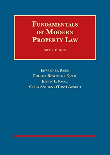 Fundamentals of Modern Property Law