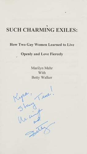 Such Charming Exiles How Two Gay Women Learned to Live Openly and Love Fiercely