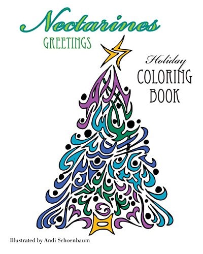 Nectarines Greetings Holiday Coloring Book