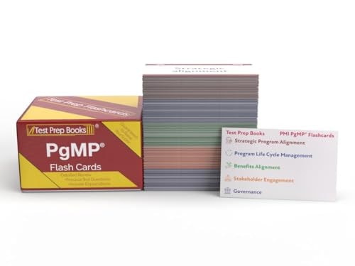 PgMP Study Cards: PgMP Exam Prep 2025-2026 with Practice Test Questions