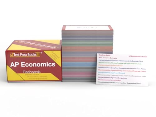 AP Economics Study Cards: AP Economics Micro and Macro Exam Prep 2024-2025 with Practice Test Questions
