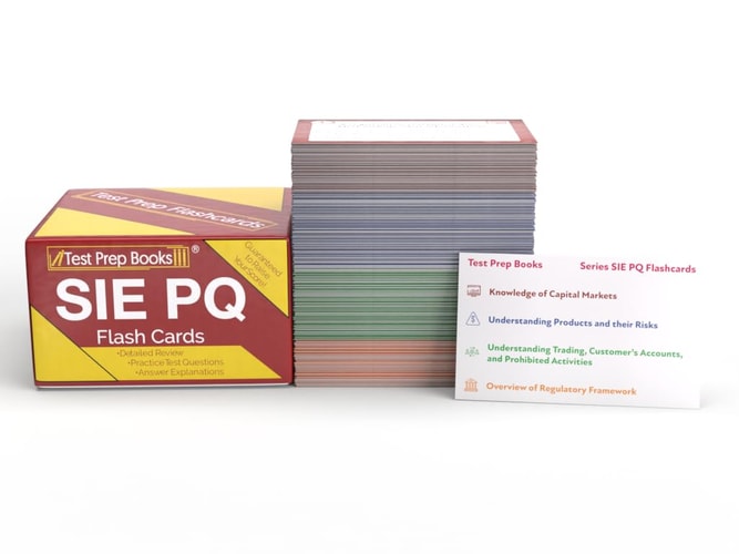 SIE Exam Practice Question Study Cards: SIE Practice Test Questions 2024 and 2025 for the Securities Industry Essentials Exam [Full Color Cards]