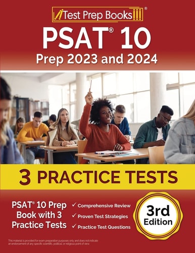 PSAT 10 Prep 2023 and 2024: PSAT 10 Prep Book with 3 Practice Tests