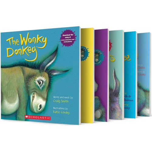 Wonky Donkey Series: A 6-Book Collection Set featuring "The Wonky Donkey", "The Dinky Donkey", "The Grinny Granny Donkey", "Wonky Donkey's Big Surprise", "Willbee the Bumblebee", and "The Stinky Wonky Donkey".