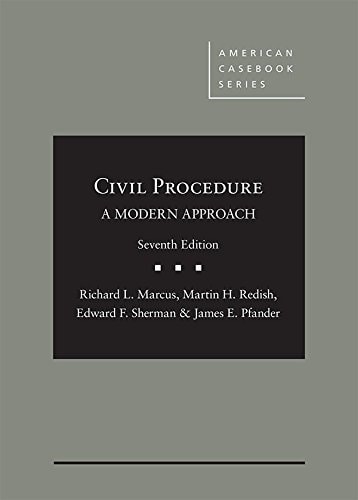 Civil Procedure A Modern Approach