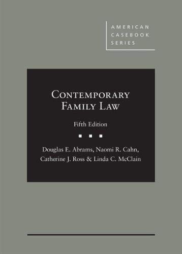 Contemporary Family Law