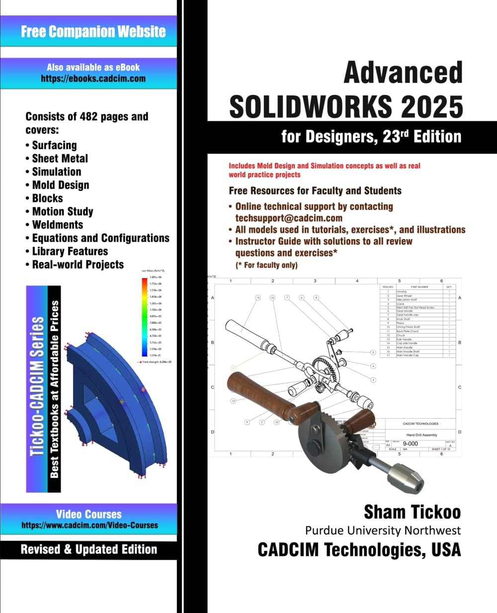 Advanced SOLIDWORKS 2025 for Designers, 23rd Edition