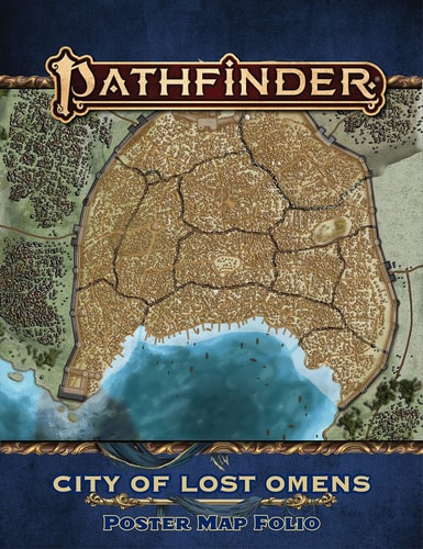 Pathfinder City of Lost Omens Poster Map Folio