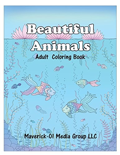 Beautiful Animals Adult Coloring Book