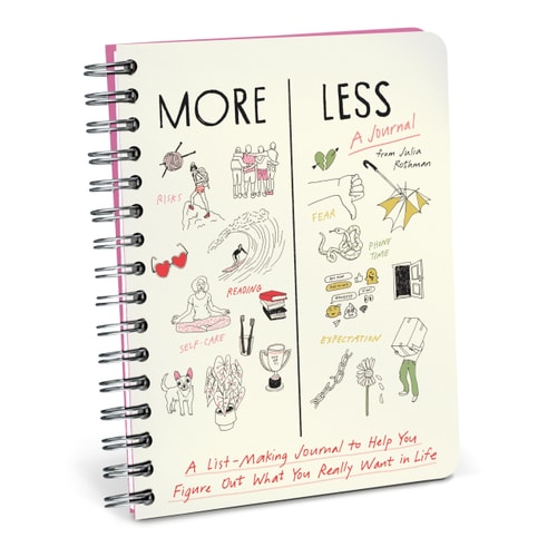 More / Less: A List-Making Journal to Help You Figure Out What You Really Want in Life